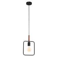 HÄNGELEUCHTE 20/6/110 cm   - Schwarz, Design, Metall (20/6/110cm)