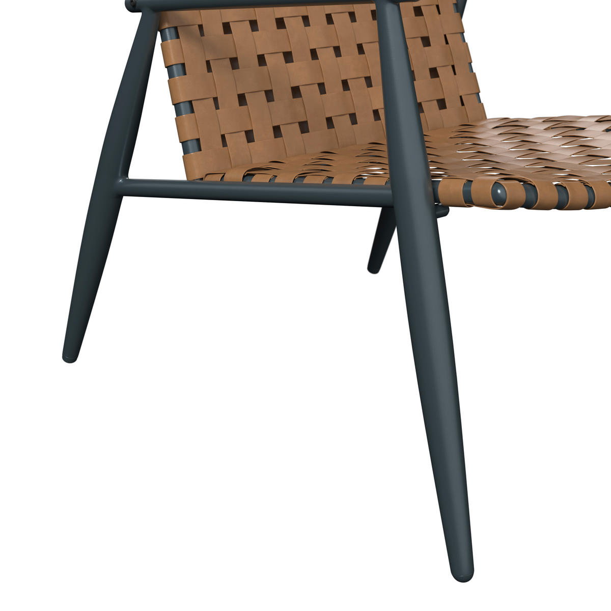 BALKONSET  3-teilig  - Schwarz/Braun, MODERN, Glas/Kunststoff (178/72.3/77.5cm) - Ambia Garden