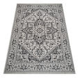 OUTDOORTEPPICH 160/230 cm Plutus Grau, Schwarz  - Schwarz/Grau, Design, Kunststoff (160/230cm) - Novel