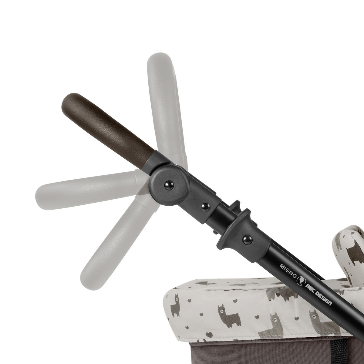 PUPPENWAGEN - Graubraun, Basics, Textil (62/45/67cm) - ABC Design