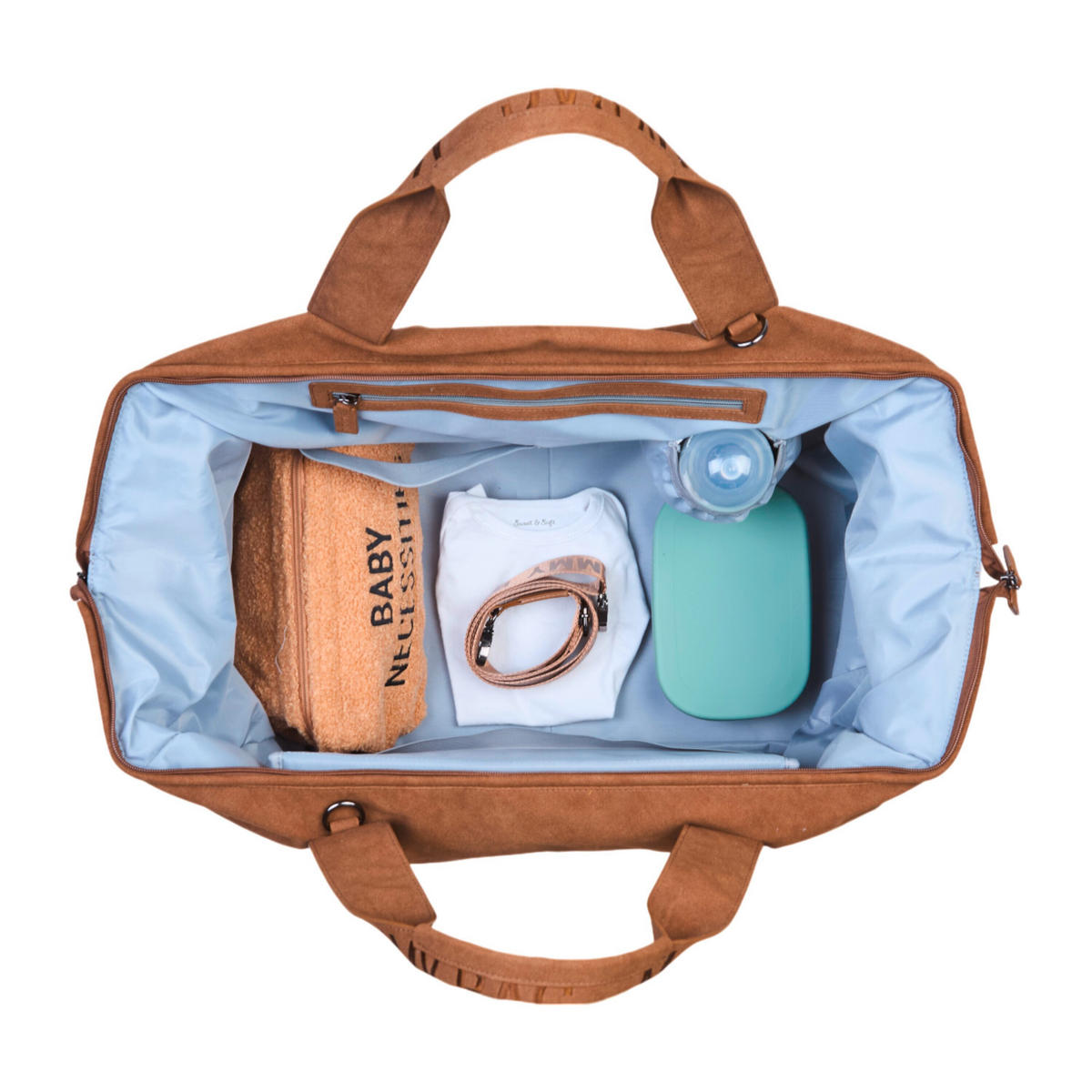 WICKELTASCHE Mommy Club  - Haselnussfarben, Basics, Kunststoff/Textil (55/30/40cm) - Childhome