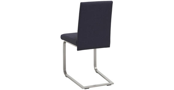 SCHWINGSTUHL in Metall, Textil Anthrazit, Alufarben - Anthrazit/Alufarben, KONVENTIONELL, Textil/Metall (42/91/47cm) - Cantus
