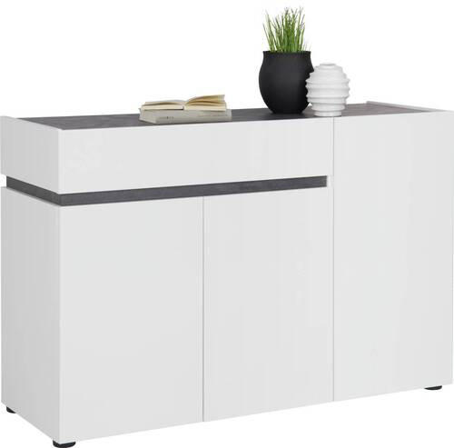 SIDEBOARD  in 120,2/80,1/42,6 cm  - Anthrazit/Schwarz, Design, Holzwerkstoff/Kunststoff (120,2/80,1/42,6cm) - Voleo