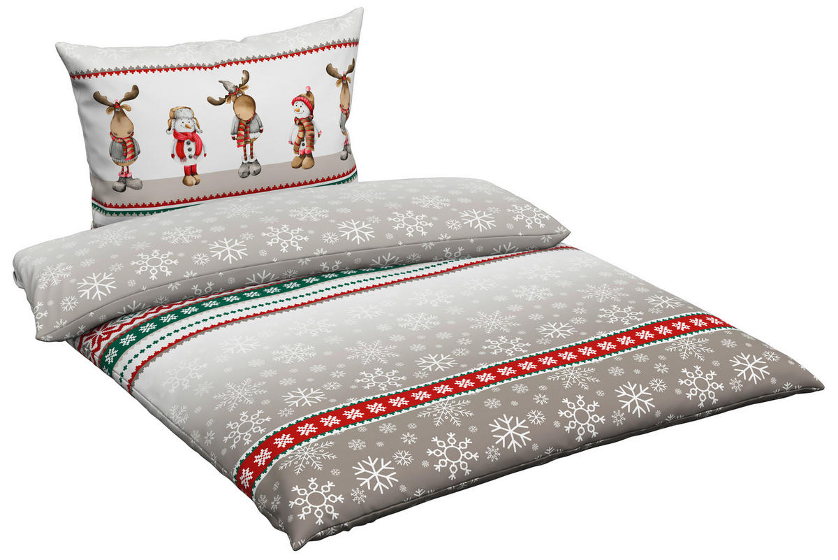 LENJERIE DE PAT 140/200 cm  - roșu, Konventionell, textil (140/200cm) - Esposa