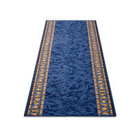LÄUFER 80/400 cm FD  - Blau, KONVENTIONELL, Kunststoff/Textil (80/400cm)