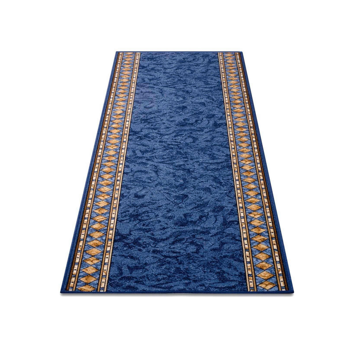 LÄUFER 80/400 cm FD  - Blau, KONVENTIONELL, Kunststoff/Textil (80/400cm)