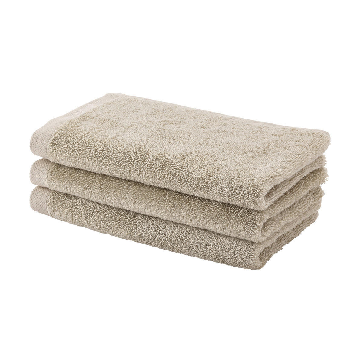 GÄSTETUCH London Sahara 3-teilig 30/50 cm  - Sahara, Basics, Textil (30/50cm) - Aquanova