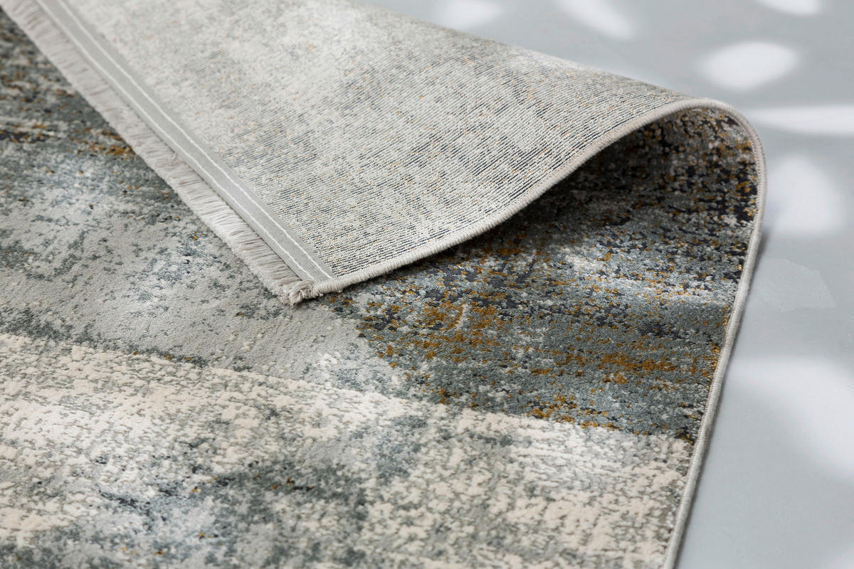 WEBTEPPICH 160/230 cm Positano Anthrazit, Creme  - Anthrazit/Creme, Basics, Textil (160/230cm)