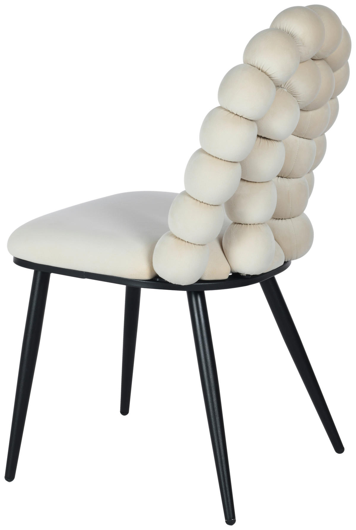 ŽIDLE, béžová - černá/béžová, Moderní, kov/dřevo (47/87/61cm) - Livetastic
