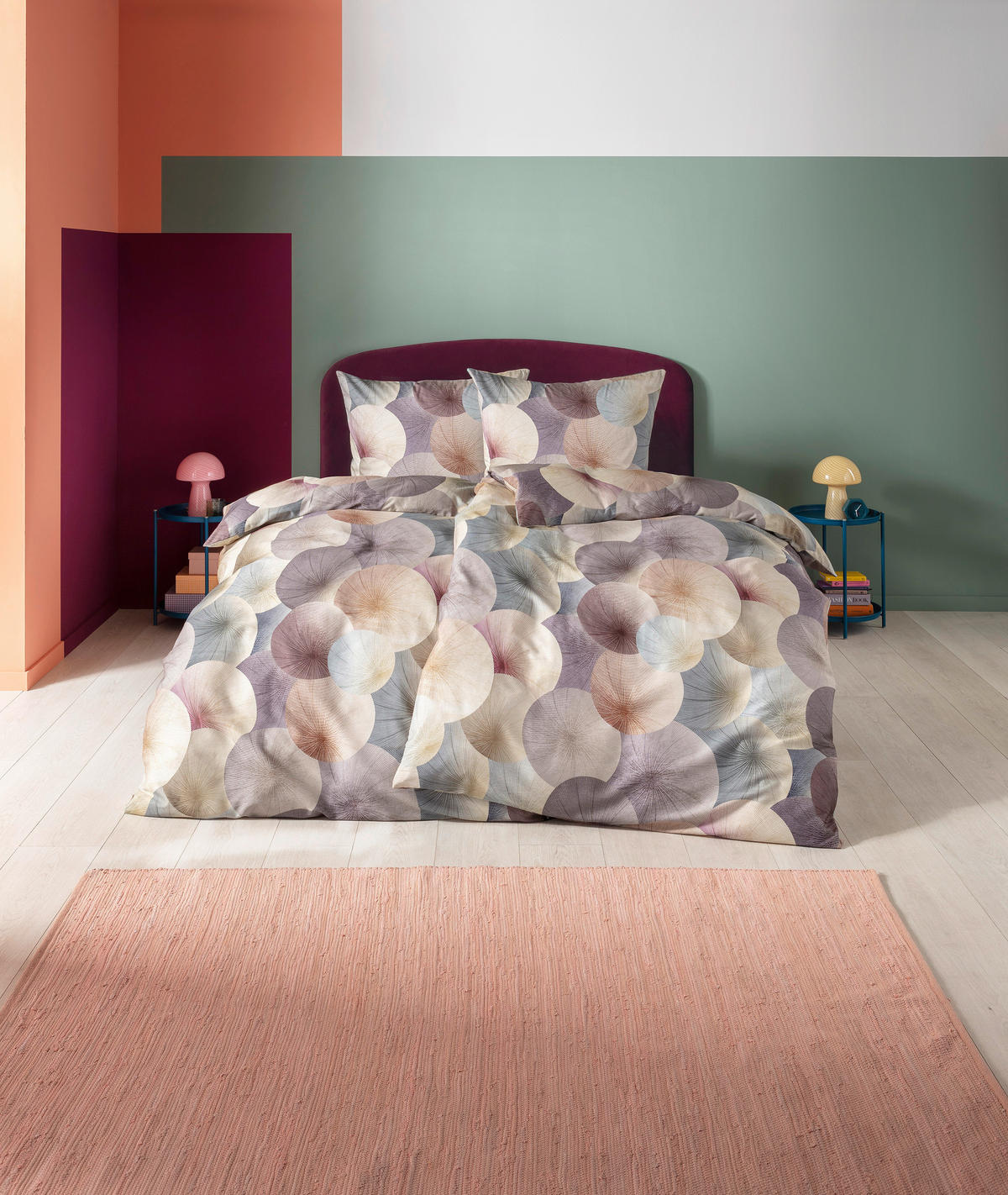 BETTWÄSCHE Impulse Makosatin 200/200 cm  - Multicolor, Design, Textil (200/200cm) - Estella