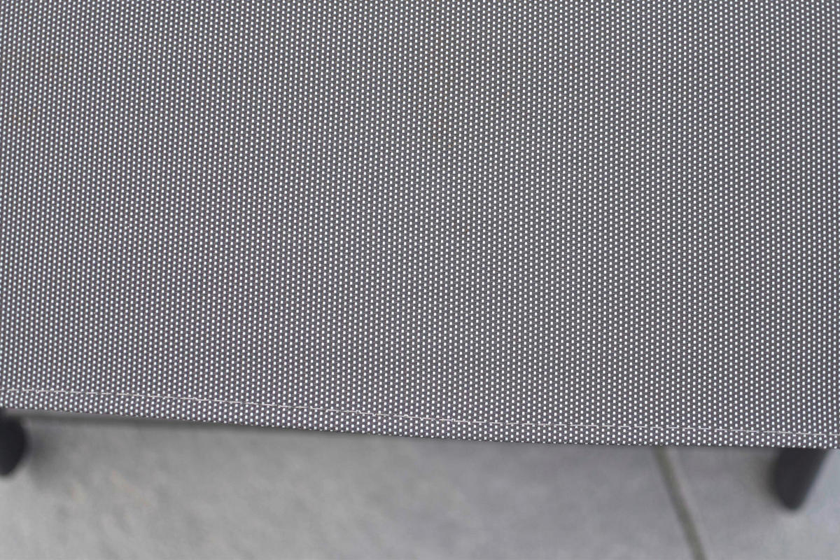 GARTENLIEGE 64/87/140 cm  - Graphitfarben/Grau, KONVENTIONELL, Textil/Metall (64/87/140cm) - Gardenson