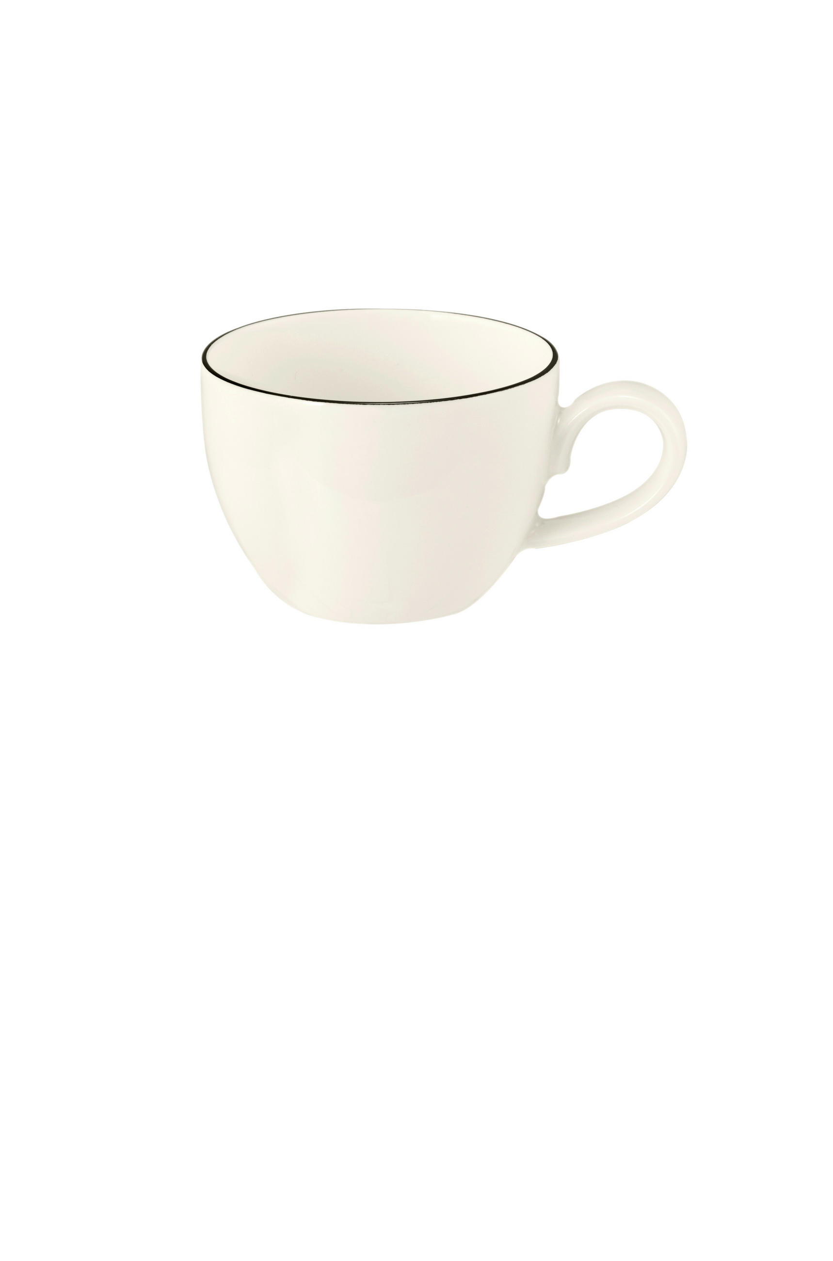 ESPRESSOTASSE Zoe fine Diamond Classic Black 90 cm 90 ml  - Schwarz/Weiß, Basics, Keramik (90cm) - Seltmann Weiden