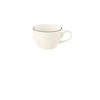 ESPRESSOTASSE Zoe fine Diamond Classic Black 90 cm 90 ml  - Schwarz/Weiß, Basics, Keramik (90cm) - Seltmann Weiden