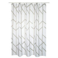 DUSCHVORHANG TREE 180/200 cm  - Taupe, Basics, Textil (180/200cm) - Spirella