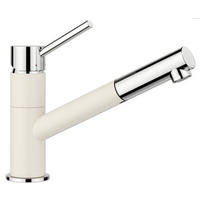 KÜCHENARMATUR 526953  - Chromfarben/Weiß, Basics, Metall (5,5/19,9/25,5cm) - Blanco