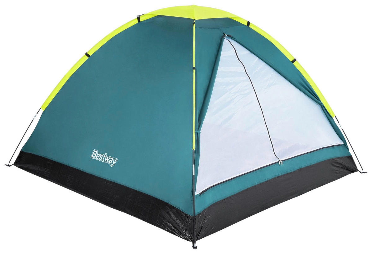 ZELT - Dunkelgrün, KONVENTIONELL, Glas/Kunststoff (210/210/130cm) - Bestway