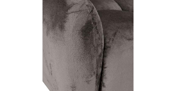 ECKSOFA Grau Flachgewebe  - Schwarz/Grau, MODERN, Kunststoff/Textil (235/275cm) - Landscape