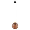 PENDELLEUCHTE 20/30-170 cm  - Messingfarben, KONVENTIONELL, Glas/Metall (20/30-170cm)