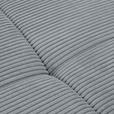 WOHNLANDSCHAFT  in Cord Dunkelgrau  - Chromfarben/Dunkelgrau, KONVENTIONELL, Kunststoff/Textil (180/376/180cm) - Carryhome