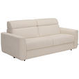 SCHLAFSOFA Cord Sandfarben  - Sandfarben/Schwarz, Design, Kunststoff/Textil (200/84/98cm) - Novel