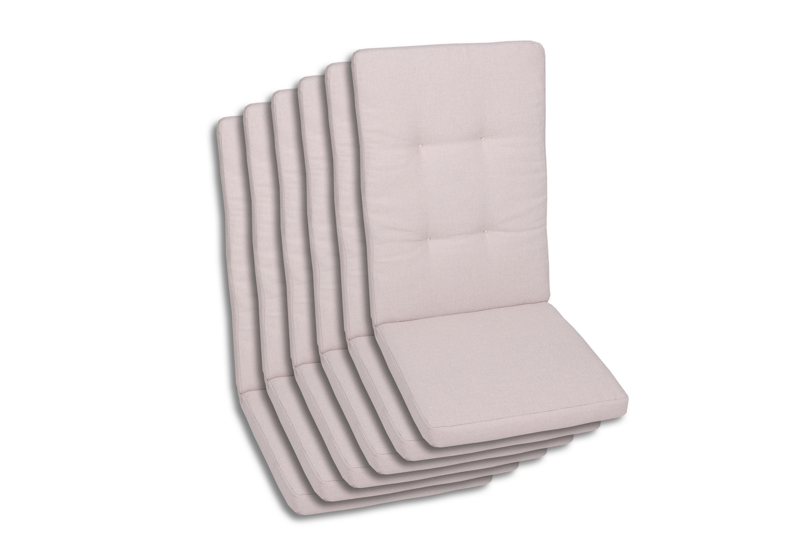 SESSELAUFLAGENSET in Naturfarben Uni  - Naturfarben, Basics, Textil (50/7/120cm)