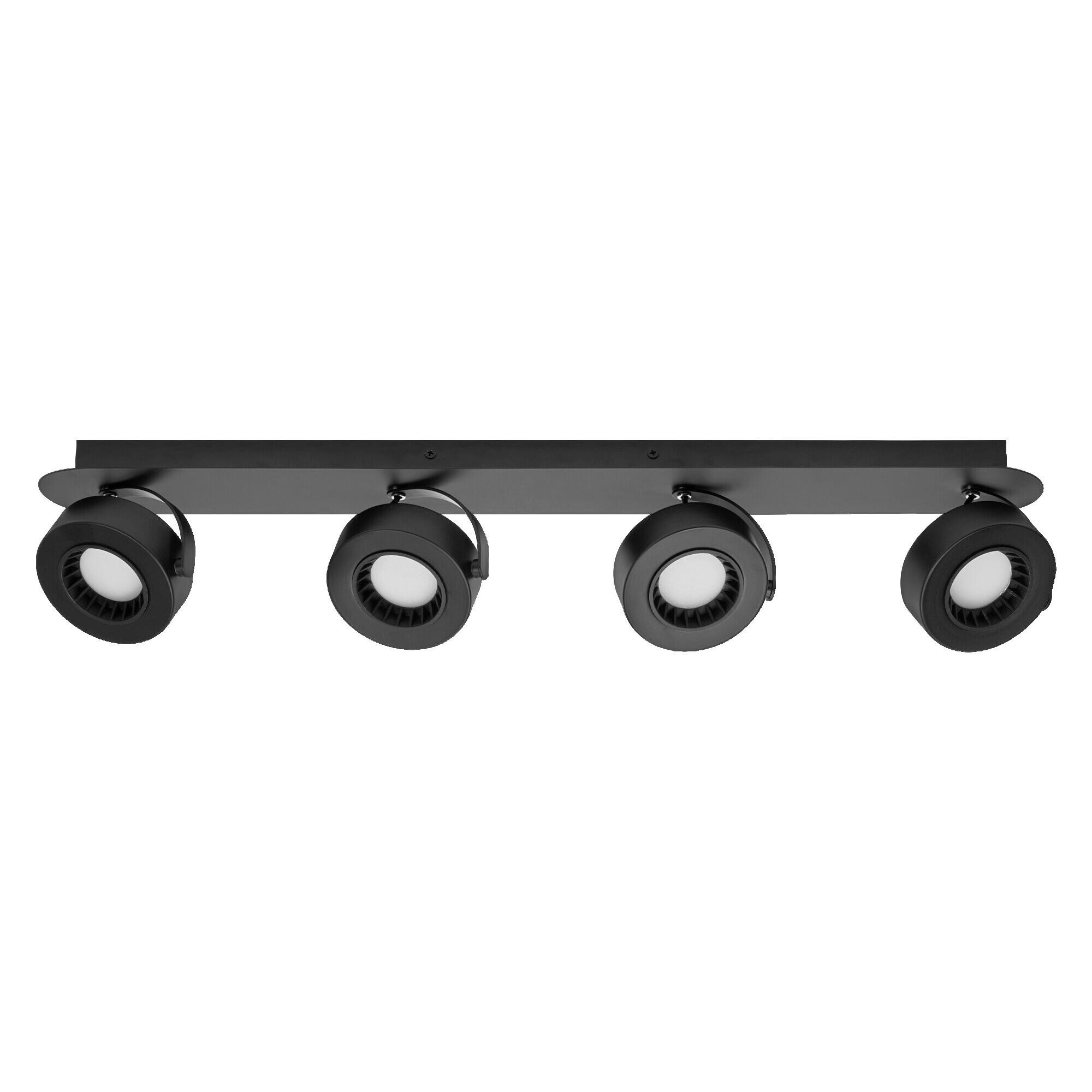 LED-STRAHLER 69,5/10/10,5 cm   - Schwarz, Basics, Kunststoff/Metall (69,5/10/10,5cm) - Osram