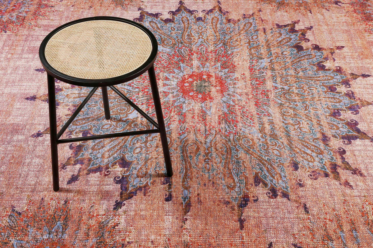 FLACHWEBETEPPICH  Wohnzimmer 140/200 cm Rooftop Multicolor rechteckig  - Multicolor, Basics, Textil (140/200cm) - WECON HOME