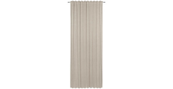 FERTIGVORHANG blickdicht - Beige, Basics, Textil (140/245cm) - Boxxx
