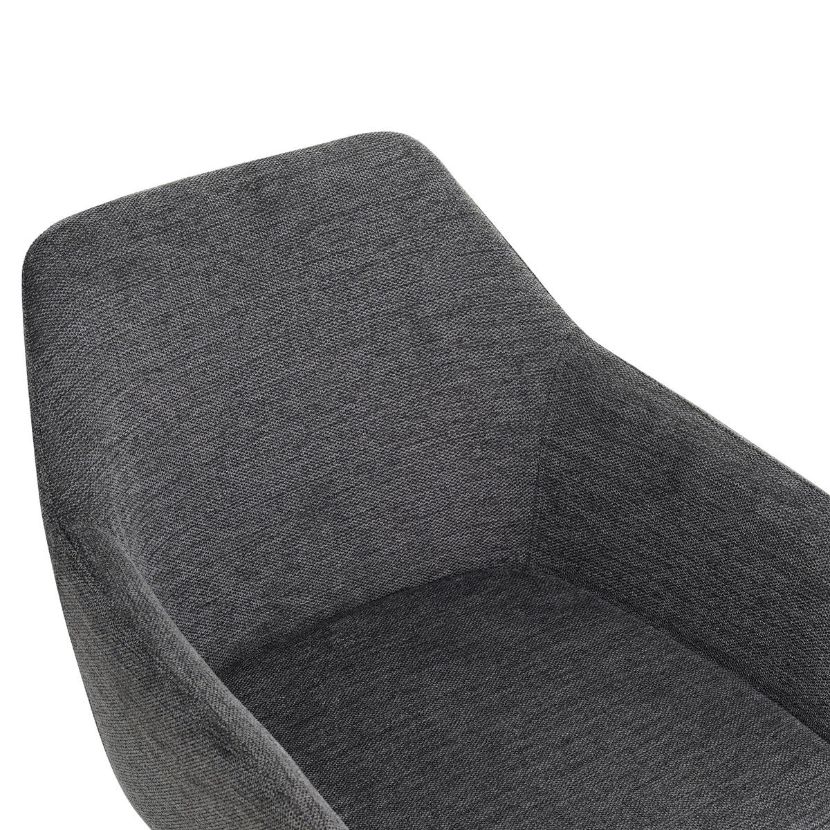 ŽIDLE S PODRUČKAMI, železo, mikrovlákno, antracitová - přírodní barvy/antracitová, Moderní, kov/textil (56/81,5/63cm) - MID.YOU