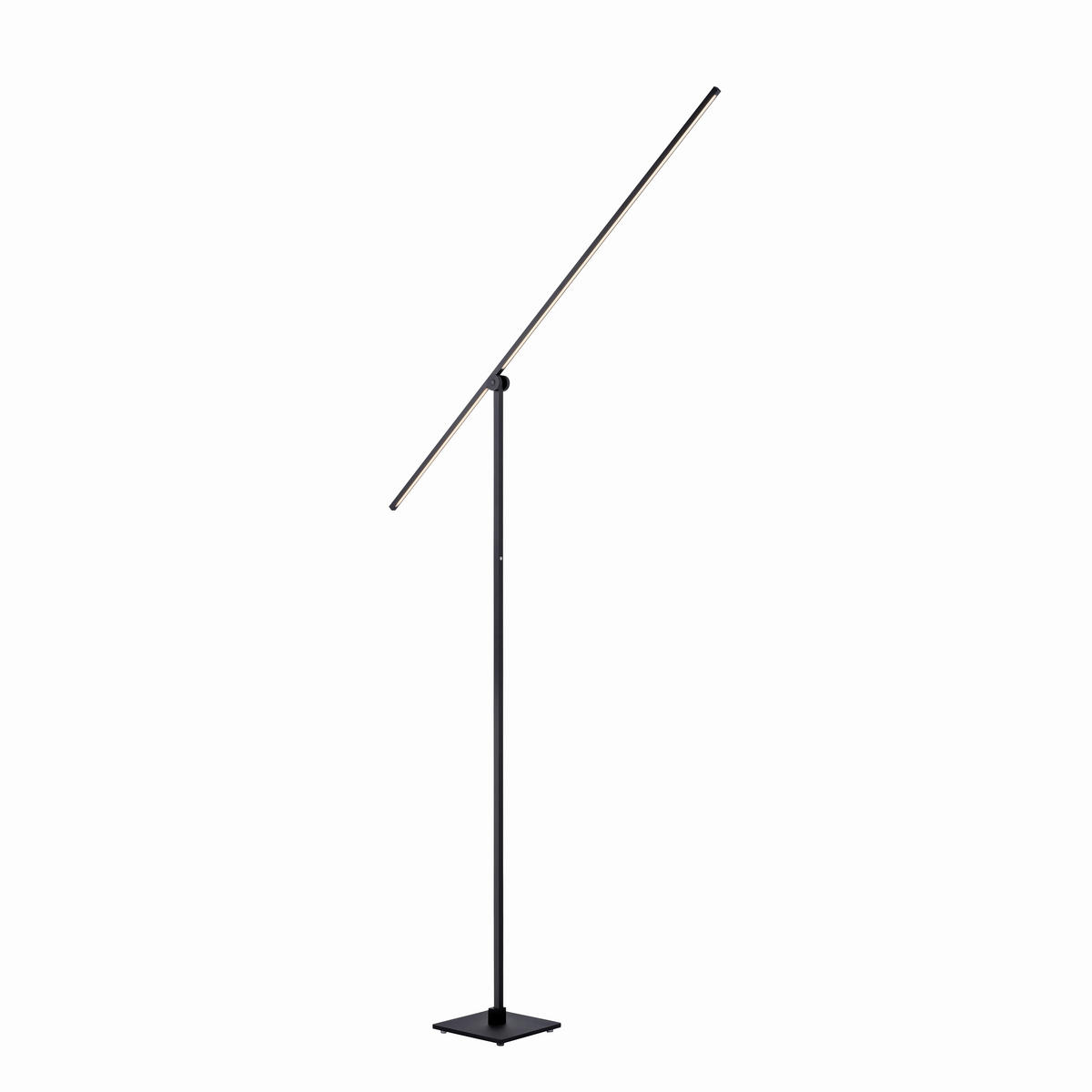 LED-STEHLEUCHTE - Schwarz, Design, Kunststoff/Metall (25/20,2/178cm) - Neuhaus PURE