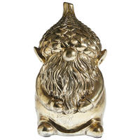 DEKOZWERG  - Goldfarben, Trend, Kunststoff (17/17/29,5cm) - X-Mas