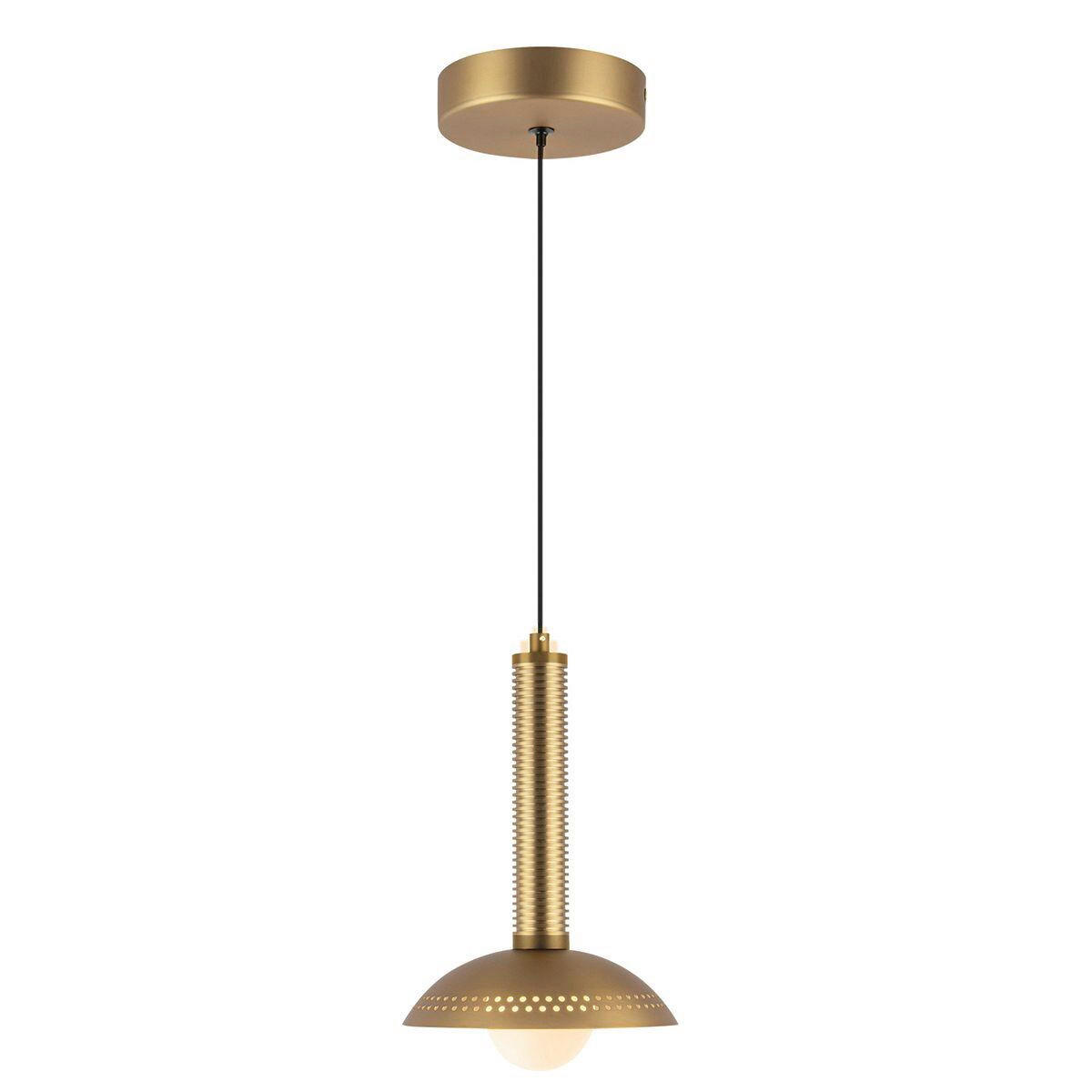 LED-HÄNGELEUCHTE Alora Mood 15,2/24,1 cm  - Goldfarben, Design, Glas/Metall (15,2/24,1cm) - Elstead Lighting