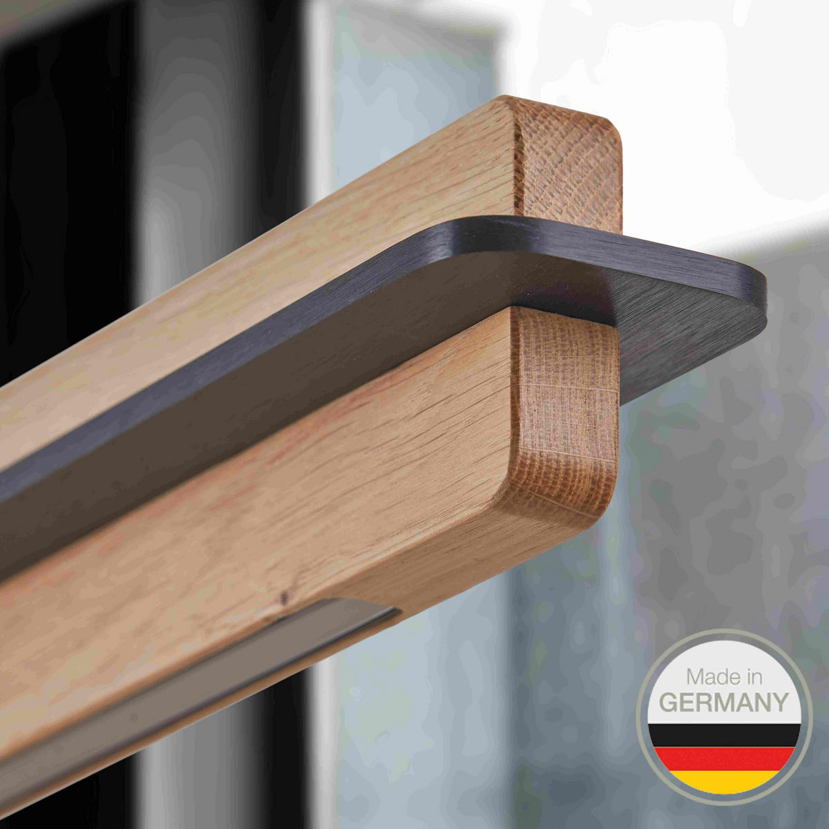 LED-HÄNGELEUCHTE 655 118/6/6,5 cm   - Natur, Holz (118/6/6,5cm) - Ambiente