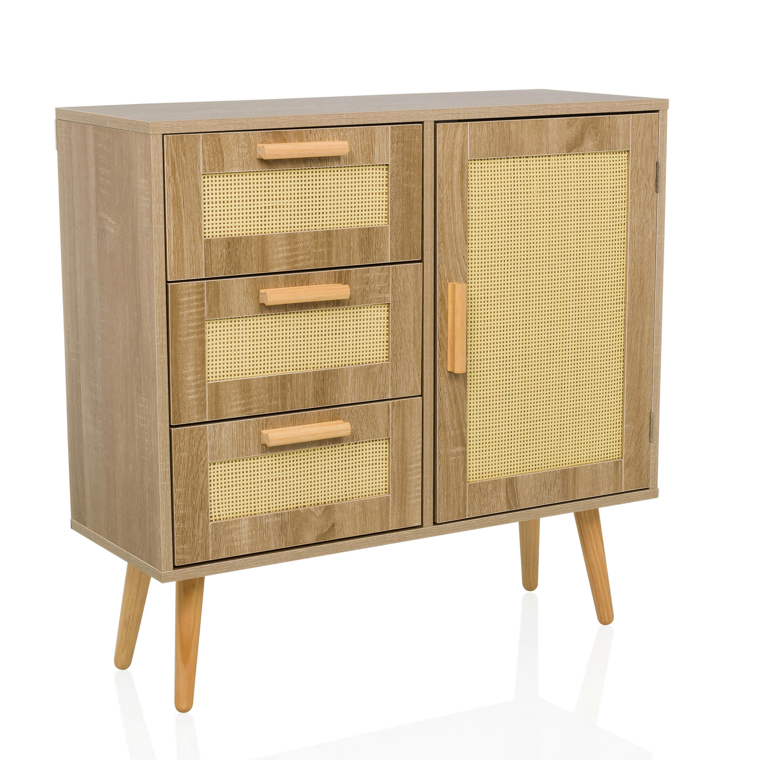 SIDEBOARD  in 80/78/32,5 cm  - Hellbraun, MODERN, Holzwerkstoff (80/78/32,5cm) - MID.YOU
