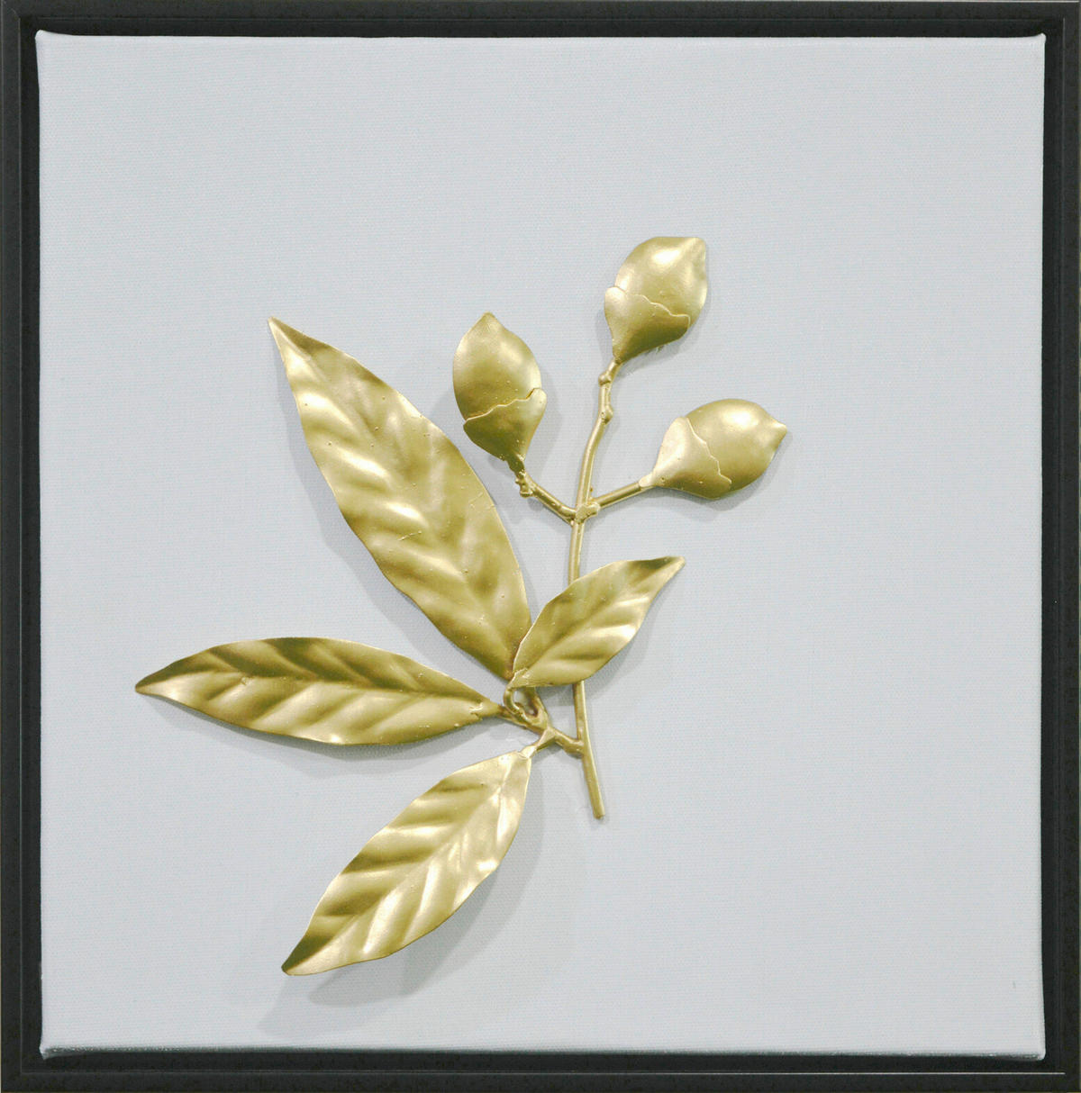 KÉP 30/30 cm  - krémszínű/fekete, Konventionell, műanyag/textil (30/30cm) - Monee