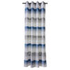 ÖSENSCHAL halbtransparent 140/245 cm   - Blau/Silberfarben, Basics, Textil (140/245cm)