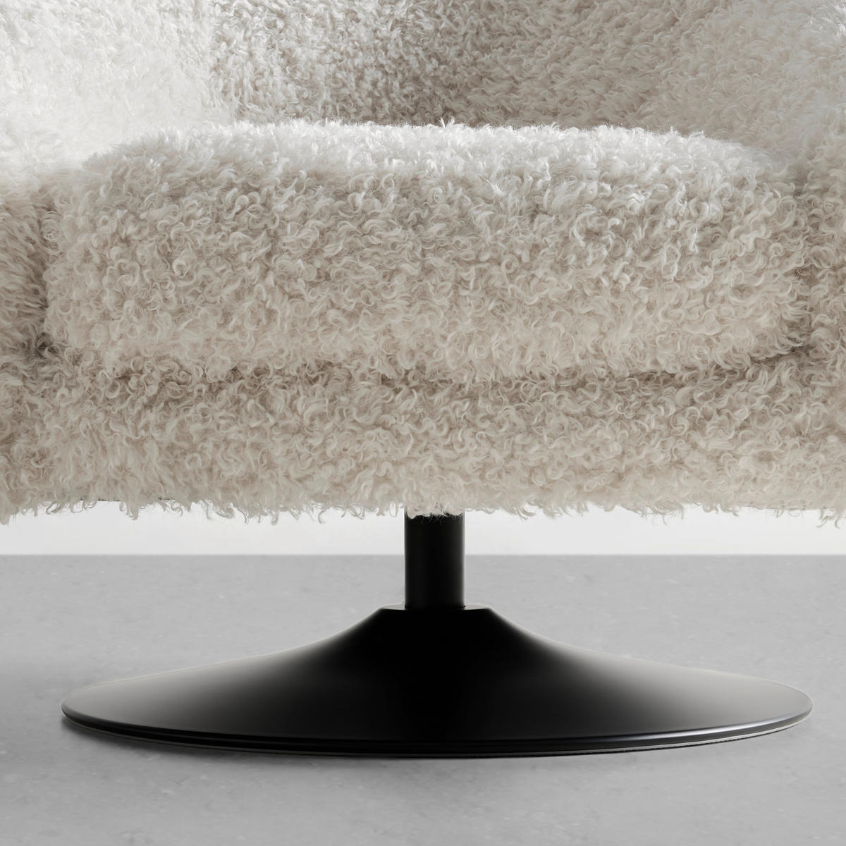 DESIGNFÅTÖLJ i textil vit  - vit/svart, Modern, metall/textil (93/72/79cm) - MID.YOU