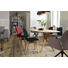 ESSTISCH in Holz, Metall 220/110/76 cm - Eichefarben/Schwarz, Design, Holz/Metall (220/110/76cm) - Lomoco ESSTISCH in Holz, Metall 220/110/76 cm - Eichefarben/Schwarz, Design, Holz/Metall (220/110/76cm) - Lomoco
