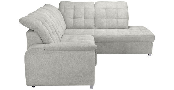 ECKSOFA Beige Chenille - Chromfarben/Beige, KONVENTIONELL, Kunststoff/Textil (260/205cm) - Carryhome