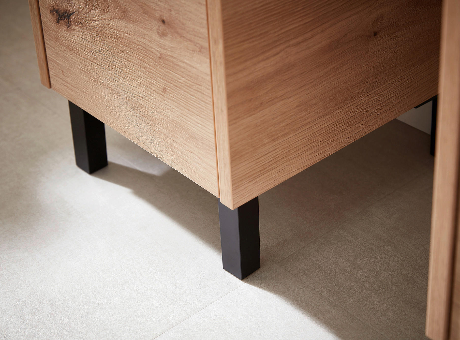 SADA NOH,  - černá, Moderní, plast (10cm) - Xora