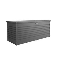 KISSENBOX - Dunkelgrau/Anthrazit, Basics, Metall (201/83/79cm) - Biohort