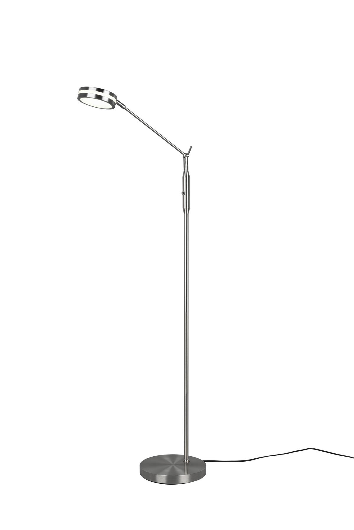 LED-STEHLEUCHTE 23/133 cm    - Nickelfarben, Basics, Metall (23/133cm) - Trio Leuchten