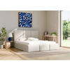 POLSTERBETT Lattenrost, Bettkasten 140/200 cm  in Naturfarben  - Schwarz/Naturfarben, Design, Holz/Textil (140/200cm) - Boxxx