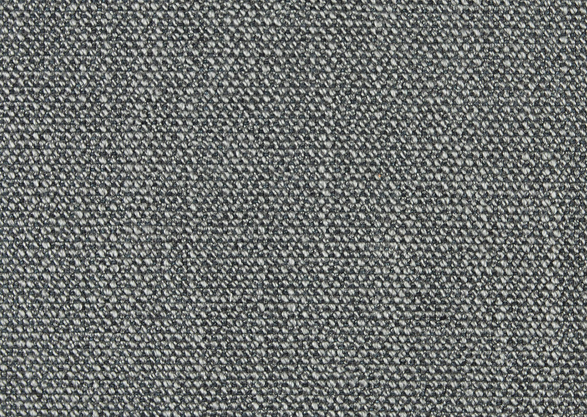 ECKSOFA in Flachgewebe Dunkelgrau  - Dunkelgrau/Schwarz, Design, Textil/Metall (190/285cm) - Johann Jakob