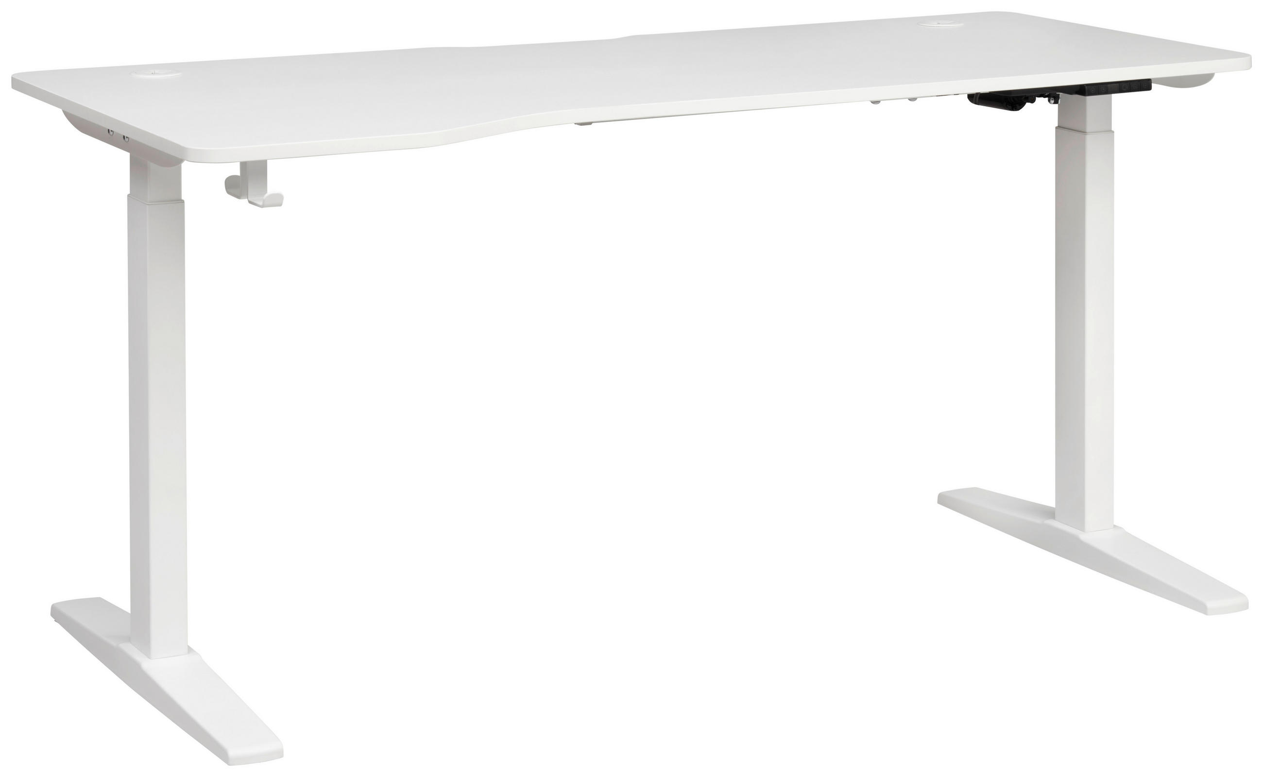 SCHREIBTISCH  in Weiß  - Weiß, MODERN, Holzwerkstoff/Kunststoff (160/71/116/75cm) - MID.YOU