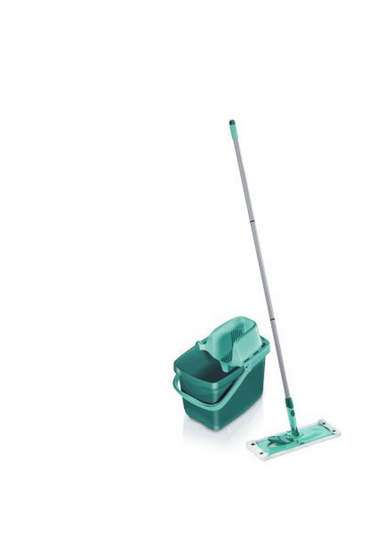 SADA NA ČISTENIE PODLAH - strieborná/tyrkysová, Konventionell, textil/plast (12l) - Leifheit