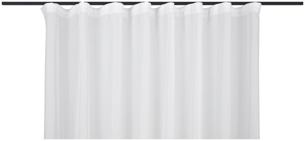 VORHANGSCHIENE - Schwarz, Basics, Metall (200cm) - Homeware