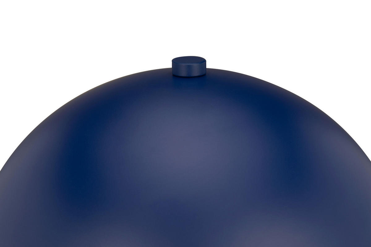 TISCHLEUCHTE Santa Clarita 20/38 cm   - Blau/Naturfarben, KONVENTIONELL, Holz/Metall (20/38cm) - Novel