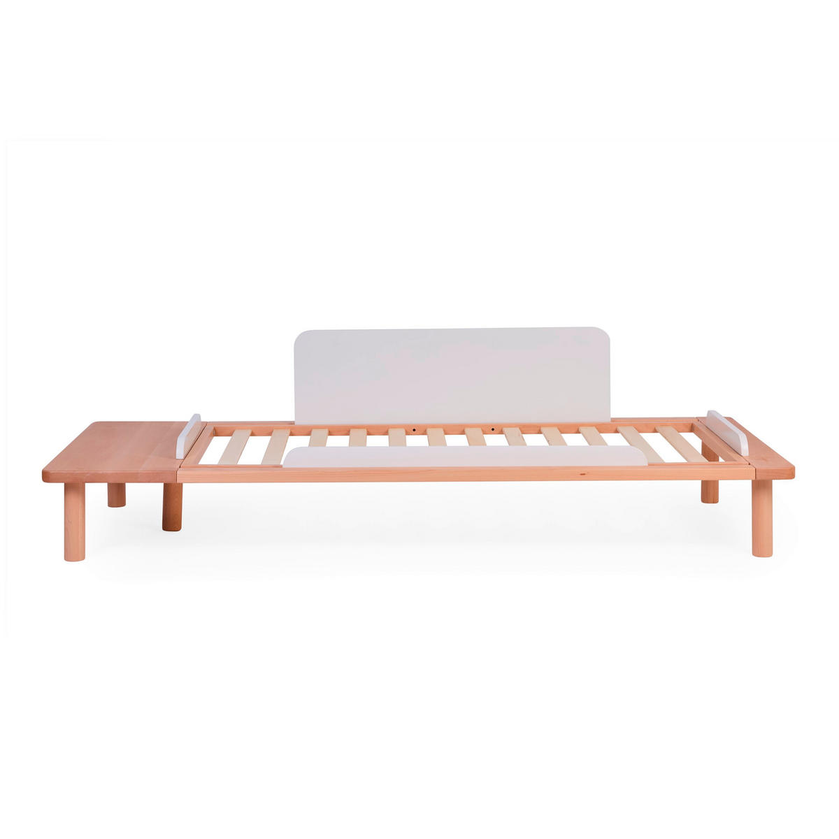 GITTERBETT Evobed 5in1 Naturel inkl. Rausfallschutz B140PLF  - Weiß/Naturfarben, KONVENTIONELL (182/84/84cm) - Childhome