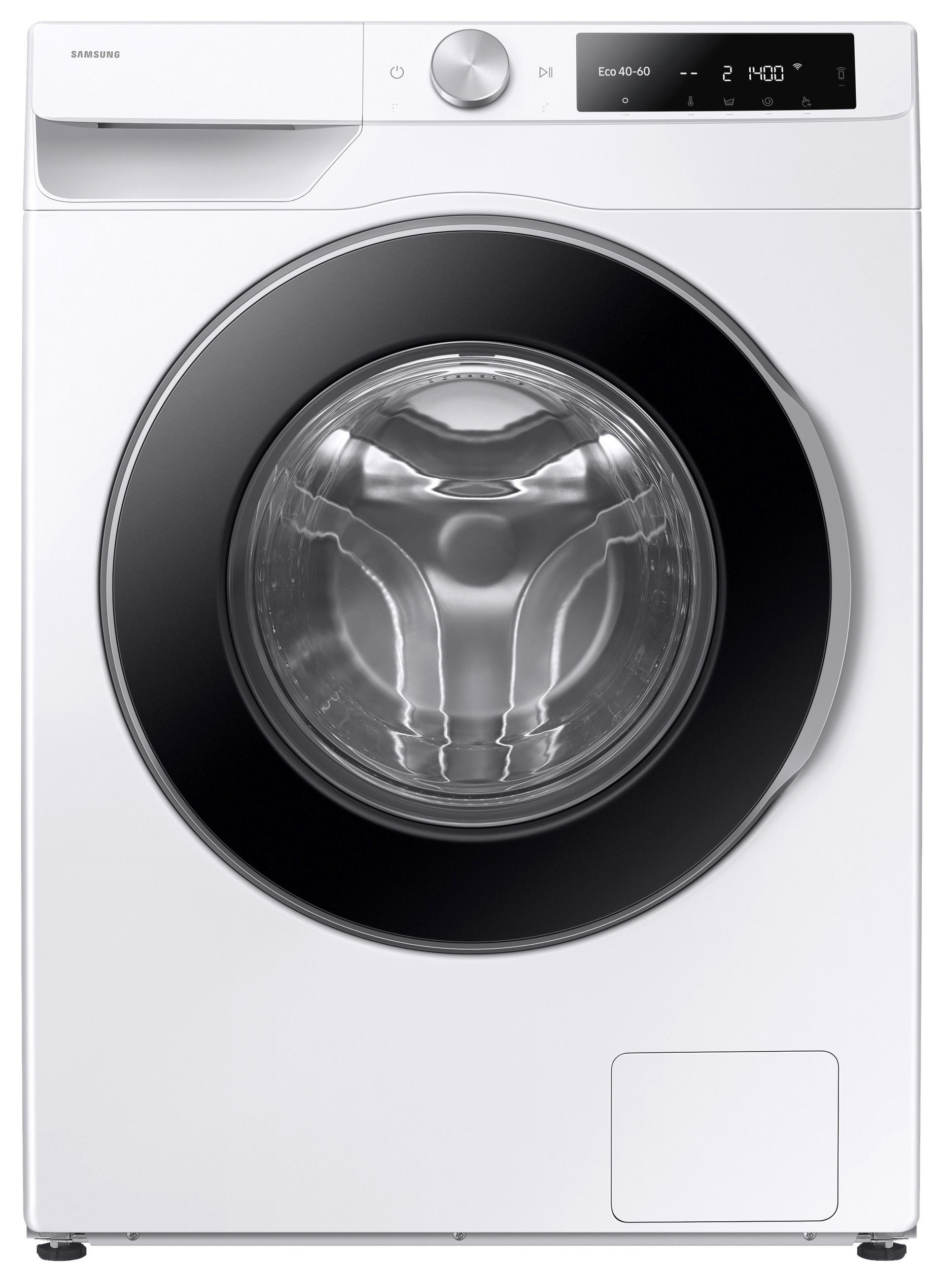 WASCHMASCHINE WW90DG6U85LEU3  - Weiß, Basics, Glas/Kunststoff (60/85/55cm) - Samsung